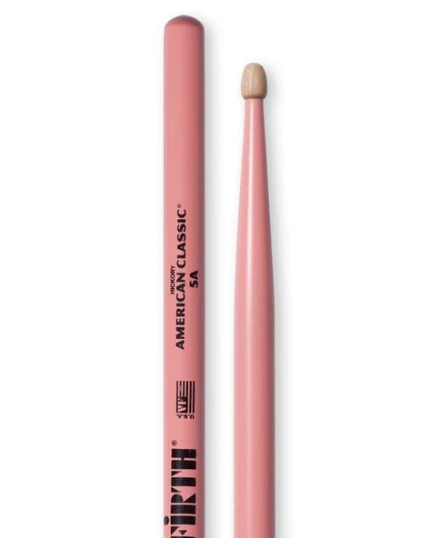 VICFIRTH 5AP VICFIRTH 5AP BAGET PEMBE, HICKORY, 0.565"x16 ürün görseli 1
