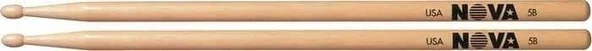 VICFIRTH N5B VICFIRTH N5B BAGET NOVA 5B WOOD, HICKORY, 16"x0.595", MED ürün görseli 1