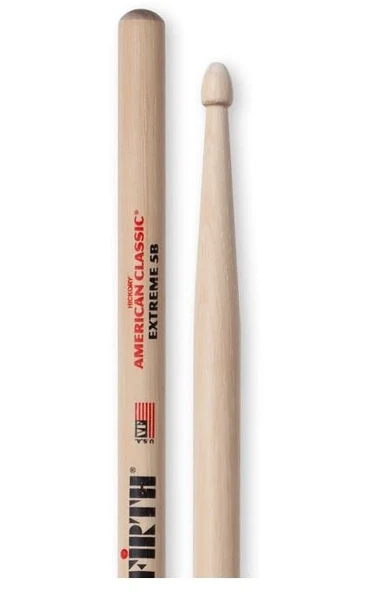 VICFIRTH X5B VICFIRTH X5B BAGET EXTREME 5BW, HICKORY, 0.595"x16 1/2" ürün görseli 1