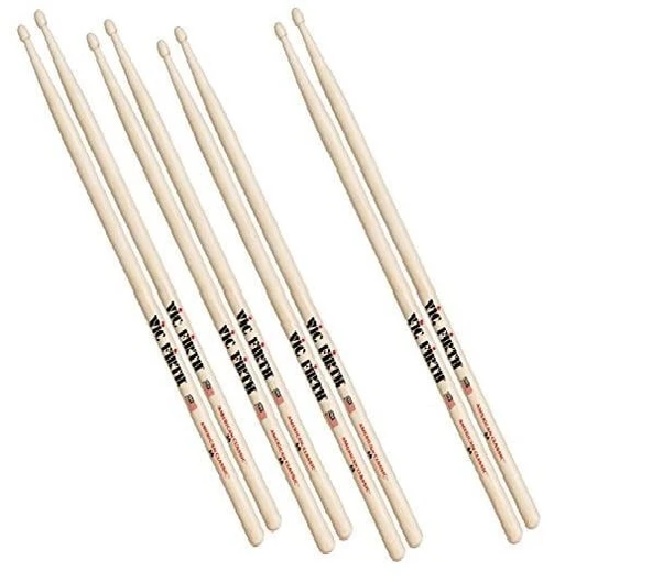 VICFIRTH P5A.3-5A.1 VICFIRTH P5A.3-5A.1 BAGET (3+1 ÇİFT), 5A WOOD ürün görseli 1