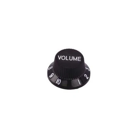 VALENCIA PNB1VBK GİTAR VOLUM DÜĞME BAŞLIĞI, PLASTİK, SİYAH, DR.PART ürün görseli 1