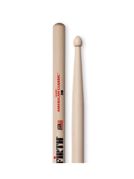 VICFIRTH V2B VICFIRTH V2B BAGET HICKORY, 0.630"x16 1/4", MED ürün görseli 1