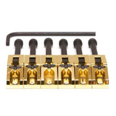 GRAPHTECH PG-0080-G6 SS Floyd Rose Ssddles Gold 6 String ürün görseli 1