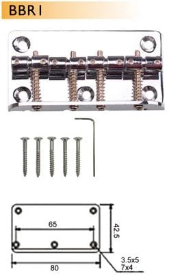 VALENCIA BBR1CR DR.PARTS BAS KÖPRÜ KROM (80X42.5) ürün görseli 1