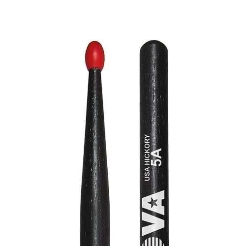 VICFIRTH N5ANB VICFIRTH N5ANB BAGET NOVA 5A NYLON TIP RED COLOURED, BLACK ürün görseli 1