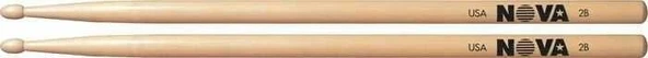 VICFIRTH N2B VICFIRTH N2B BAGET NOVA, HICKORY, 16 1/4"x0.625", SHORT ürün görseli 1