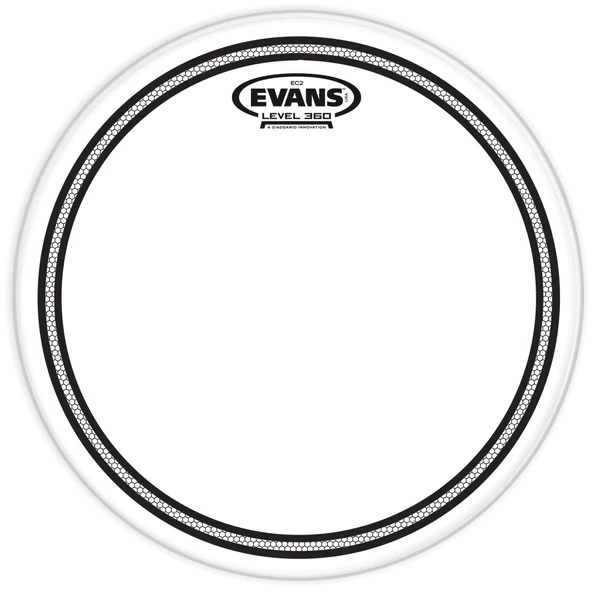 EVANS TT10EC2S DERİ 10 EC2S TOM CLEAR RİNGLİ ÇİFT KAT (14 MİL) - Resim 2
