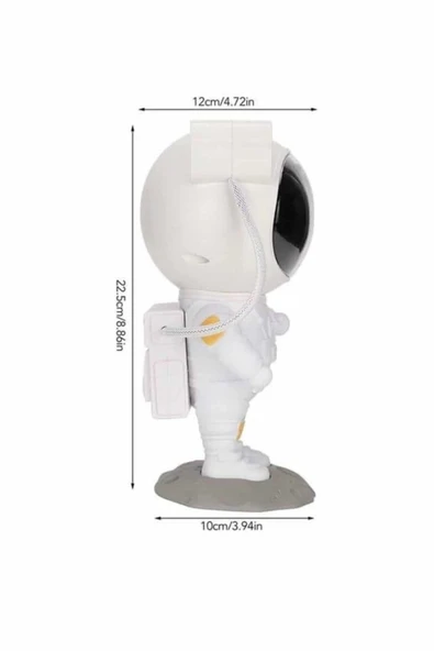 Projeksiyon Astronot Lamba Speaker Sevimli Astronot Bluetooth Hoparlör - Resim 4