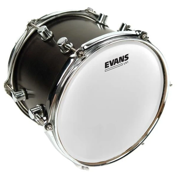 EVANS B10UV1 EVANS B10UV1 10" DERİ TOM VE TRAMPET KUMLU BEYAZ TEK KAT ürün görseli 1