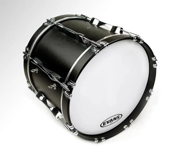EVANS BD28MS1W EVANS BD28MS1W 28" DERİ MARCHING BEYAZ TEK KAT (10 MİL) ürün görseli 1