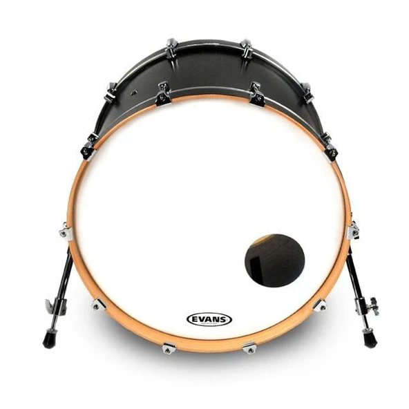 EVANS BD22RSW EVANS BD22RSW 22" DERİ RESONAT SMOOTH KİCK BEYAZ ÖN DELİKLİ TEK KAT ürün görseli 1