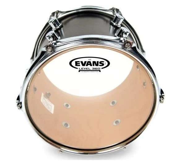 EVANS TT10G2 DERİ 10 G2 TOM CLEAR ÇİFT KAT (14 MİL) - Resim 2