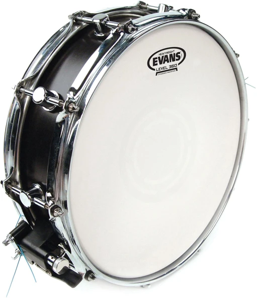 EVANS B14HW EVANS B14HW 14" DERİ HEAVYWEIGHT TRAMPET KUMLU BEYAZ ALTTAN DOTLU ürün görseli 1