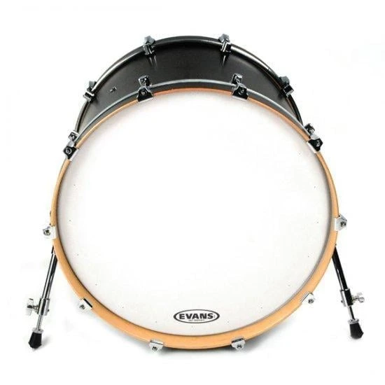 EVANS BD20RACW EVANS BD20RACW 20" DERİ RESONANT KUMLU BEYAZ KİCK ÖN RİNGLİ DELİKSİZ ürün görseli 1