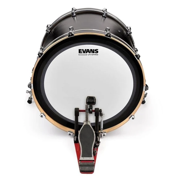 EVANS BD20EMADUV EVANS BD20EMADUV 20" DERİ KİCK KUMLU SÜNGERLİ TEK KAT - Resim 3