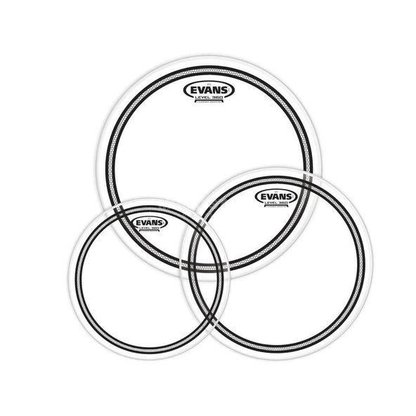 EVANS ETP-EC2SCLR-F EVANS ETP-EC2SCLR-F DERİ SETİ (10+12+14) FUSION KİT RİNGLİ ürün görseli 1