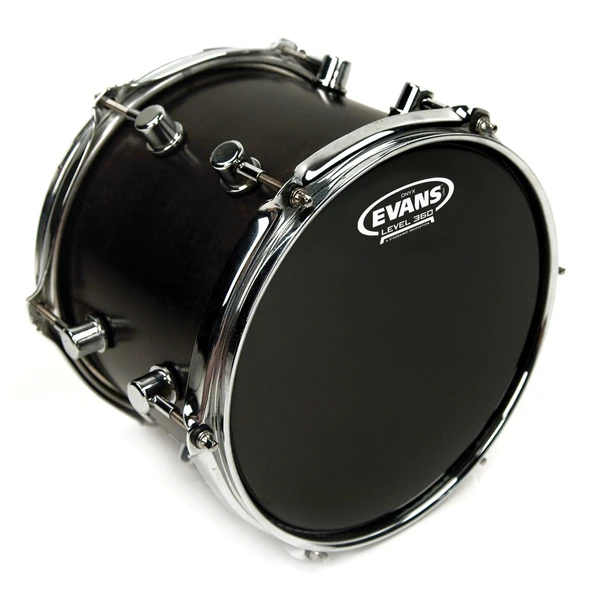 EVANS B12ONX2 EVANS B12ONX2 12" DERİ TOM VE TRAMPET KUMLU SİYAH ÇİFT KAT ürün görseli 1