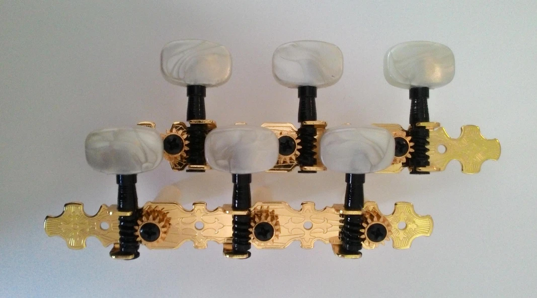 VALENCIA VCMH0150GD VALENCIA VCMH0150GD KLASİK GİTAR KULAĞI, KLASİK, 3 SAĞ+3 SOL, GOLD ürün görseli 1