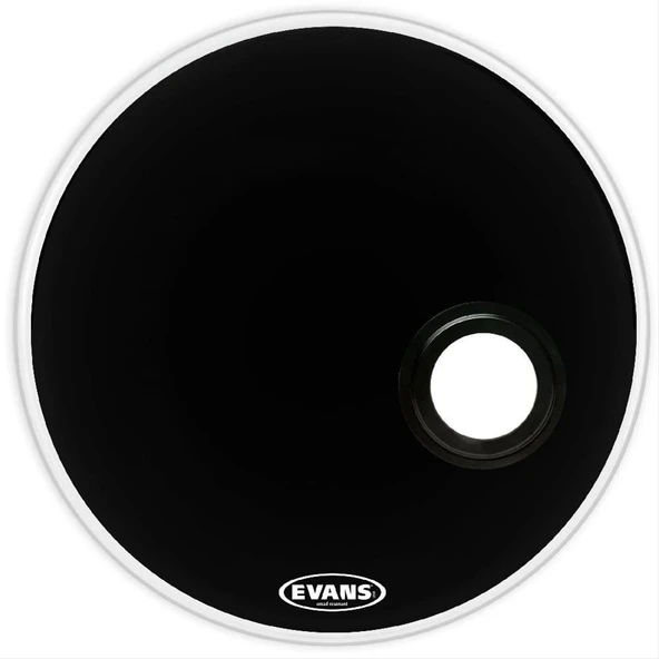 EVANS BD18REMAD EVANS BD18REMAD 18" DERİ RESONANT SİYAH KİCK ÖN SÜNGERLİ DELİKLİ ürün görseli 1