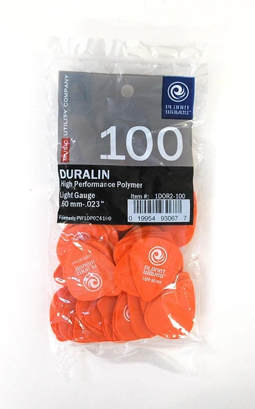 PLANETWAVES 1DOR2-100 100 STD - PENA - DURALIN - ORANGE - LİGHT PENA - Resim 3