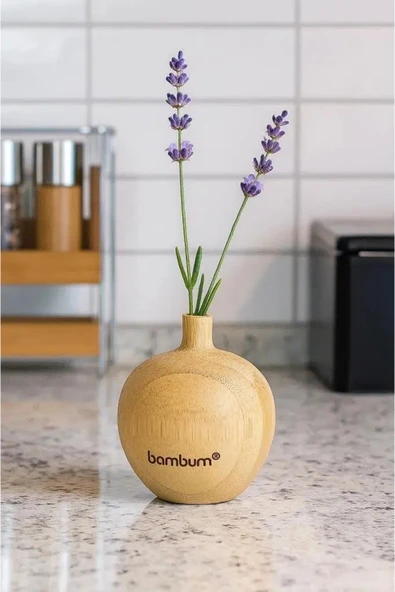 Bambum Forli - Bambu Vazo 5,5x4,9cm - Resim 2