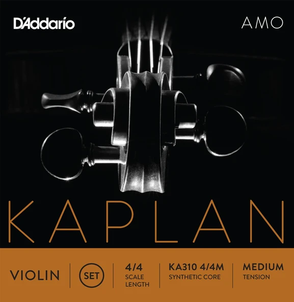DADDARIO KA310 4/4M DADDARIO KA310 4/4M KEMAN TEL SETİ, KAPLAN AMO, MEDIUM ürün görseli 1