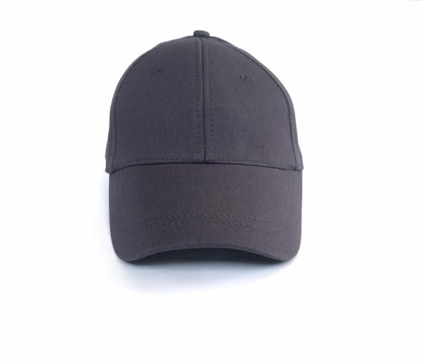 Unisex Füme Spor Arkası Cırtlı Ayarlanabilir Şapka 55-60 Cm ürün görseli 1