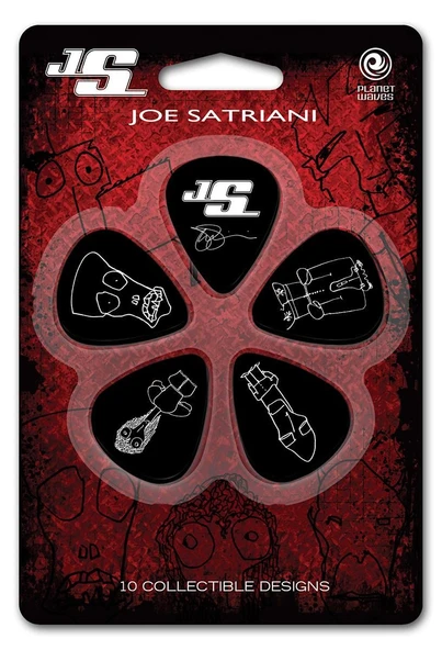 PLANETWAVES 1CBK6-10JS PENA JOE SATRIANI 10 AD.HEAVY-SİYAH  AB ürün görseli 1