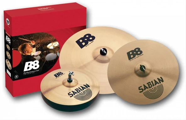 SABIAN 45003-14 SP B8 PERF. SET W/14 CYM ürün görseli 1