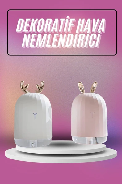 Hava Nemlendirici Ultrasonik Aromaterapi Difüzör Tavşan Nemlendirici ürün görseli 1