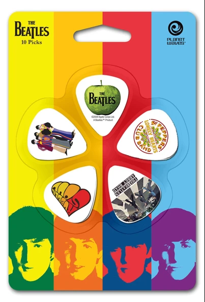 PLANETWAVES 1CWH4-10B3 PENA BEATLES ALBUMS MEDİUM   ABD ürün görseli 1