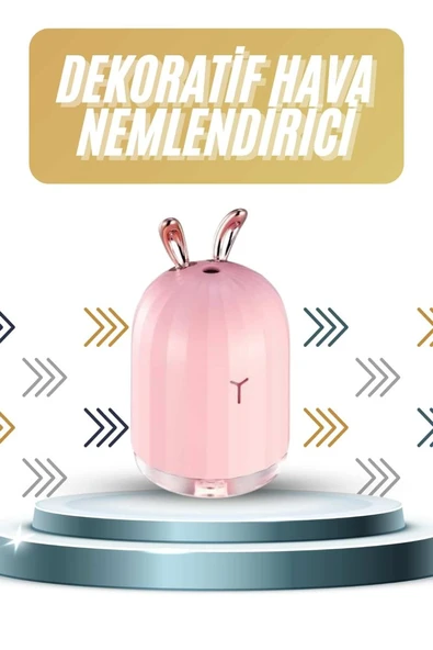 Led Işıklı Hava Nemlendirici Buhar Makinesi Dekoratif Aromaterapi ürün görseli 1