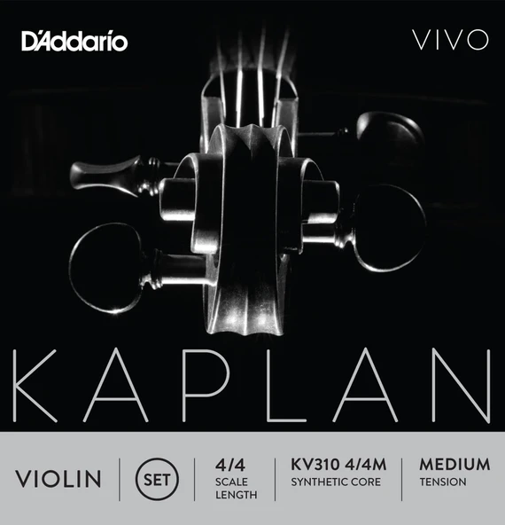 DADDARIO KV310 4/4M DADDARIO KV310 4/4M KEMAN TEL SETİ, KAPLAN VIVO, MEDIUM ürün görseli 1