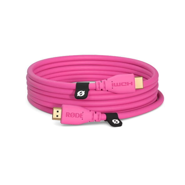 RØDE HDMI Kablo 3mt - Pembe Premium HDMI Kablo (3 metre) ürün görseli 1