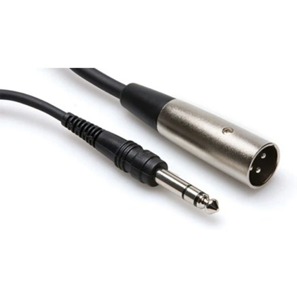 Hosa 1/4' TRS - XLR (M) Balanslı Kablo 0,6 m (STX-102M) 1/4" TRS - XLR (erkek) balanslı kablo 0,6 mt. STX-102M ürün görseli 1