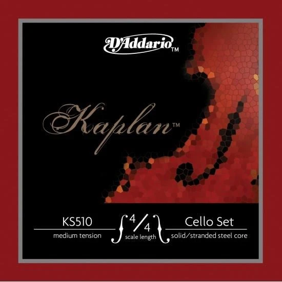 DADDARIO KS510 4/4M DADDARIO KS510 4/4M CELLO TEL SETİ, KAPLAN, MEDIUM ürün görseli 1