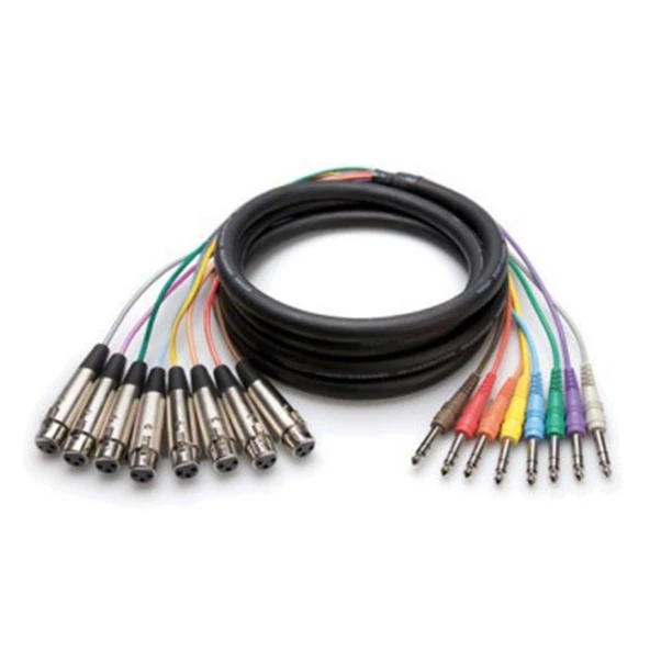 8'li TRS-XLRF Snake Kablo 7 m (STX-807F) ürün görseli 1