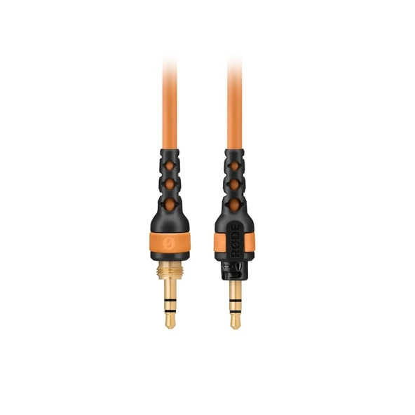 RØDE NTH-Cable (2.4 Metre) - Turuncu - 2.4 RODE NTH-100 kulaklık uyumlu, yüksek kaliteli esnek, kilitli kablo ürün görseli 1