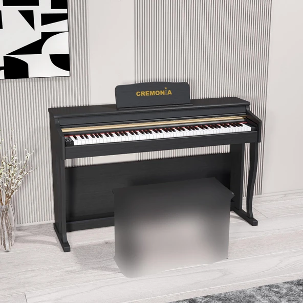 CREMONIA 58808 BK DİJİTAL PİYANO SİYAH, 88 TUŞ, HAMMER ACTION ürün görseli 1