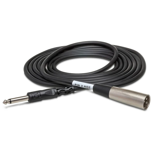 Hosa 1/4" TS - XLR3 Erkek  1,5 m (PXM-115) 1/4" TS <-> XLR3 Erkek  1,5 m (PXM-115) ürün görseli 1