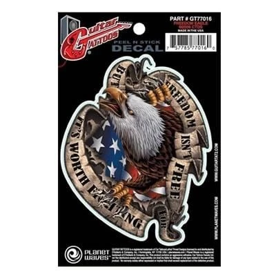 PLANETWAVES GT77016 GTR TATTOO-FREEDOM EAGLE :STİCKER ürün görseli 1