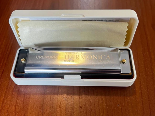 CREMONIA HM0310 MIZIKA 10 DELİK, MODEL: PROFESSIONAL HARMONICA - Resim 2