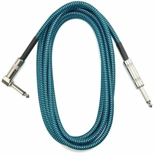 VALENCIA DRCA2BU GİTAR KABLO GÜRÜLTÜSÜZ (NOISLESS) 3M MAVİ ürün görseli 1