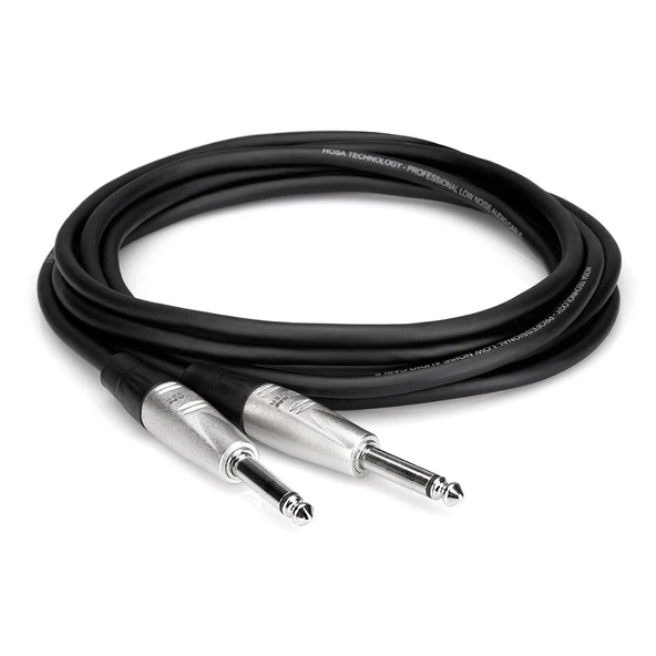 Hosa Pro 1/4" TS (M) - 1/4' TS (M) Balanssız Kablo 3 m (HPP-010) Hosa Pro Balanssız Kablo (1/4"TS-M <-> 1/4"TS-M) HPP-010 ürün görseli 1