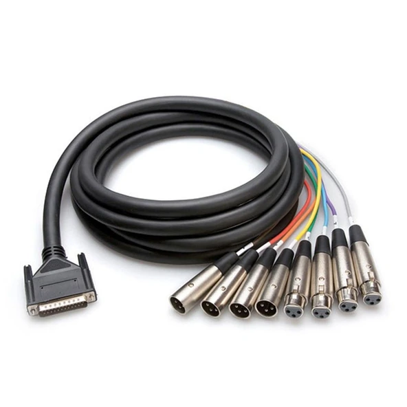 8'li TRS-XLR AES/EBU Snake Kablo 5 m (AES-805Y) ürün görseli 1