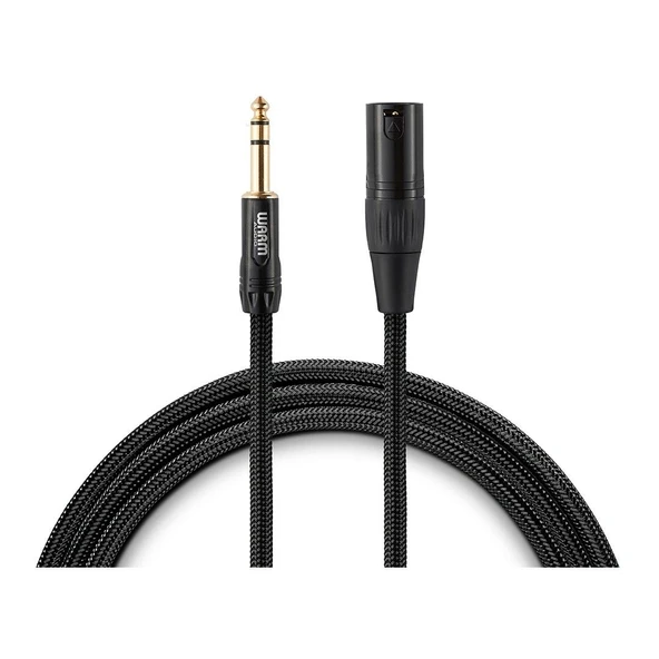 Warm Audio Premium XLR -TRS Kablo (1.8 m) (PREM XLRM-TRSM-6) XLR (Erkek) - TRS (Erkek) Mikrofon / Aktif Hoparlör kablo (Gotham Kablo) , 1.8 mt. ürün görseli 1