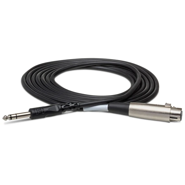 Hosa 1/4' TRS - XLR (F) Balanslı Kablo 0.6 m (STX-102F) 1/4" TRS - XLR (dişi) balanslı kablo 0.6 mt. STX-102F ürün görseli 1