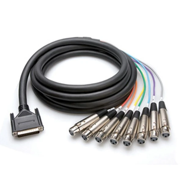 8'li DB25-XLRF Snake Kablo 3 m (DTF-803) ürün görseli 1