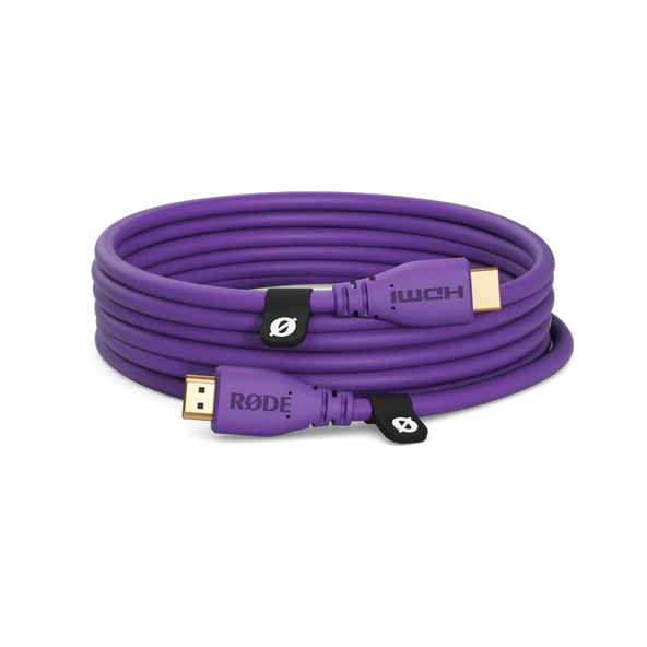 RØDE HDMI Kablo 3mt - Mor Premium HDMI Kablo (3 metre) ürün görseli 1