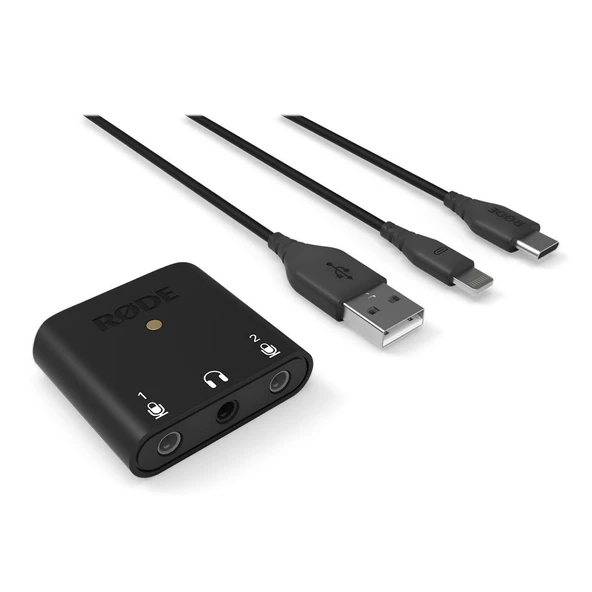 RØDE AI-Micro Bilgisayar, tablet, telefon uyumlu, iki kanal USB ses kartı ürün görseli 1
